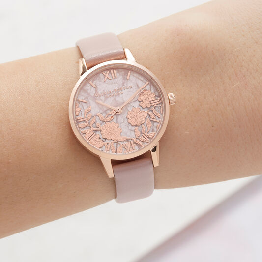 Semi Precious Rose Quartz Vegan Rose Sand & Rose Gold