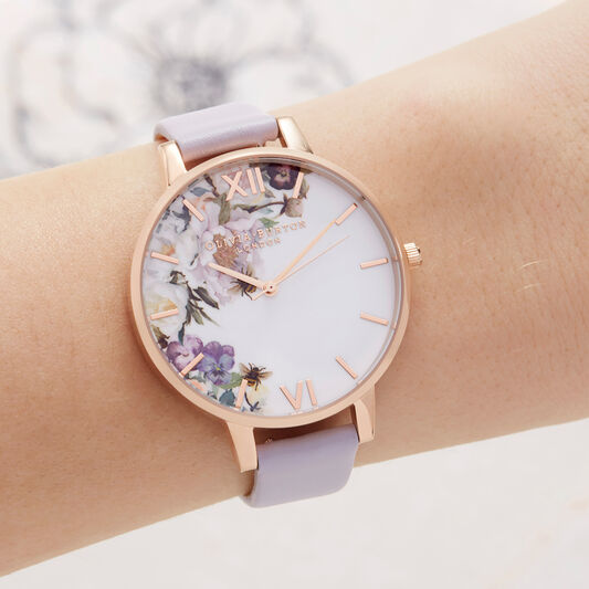 Enchanted Garden Parma Violet & Rose Gold