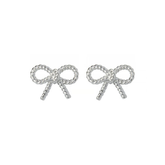 Vintage Bow Stud Earrings