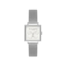  3D Butterfly Mesh Silver 