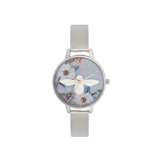 Bejewelled Florals 3D Bee Demi Dial Watch