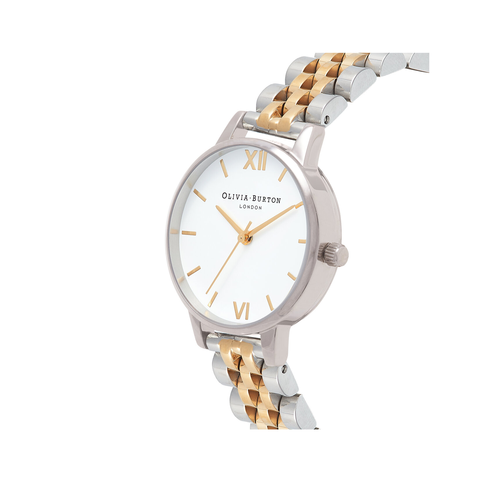 30mm Gold & Silver Bracelet Watch