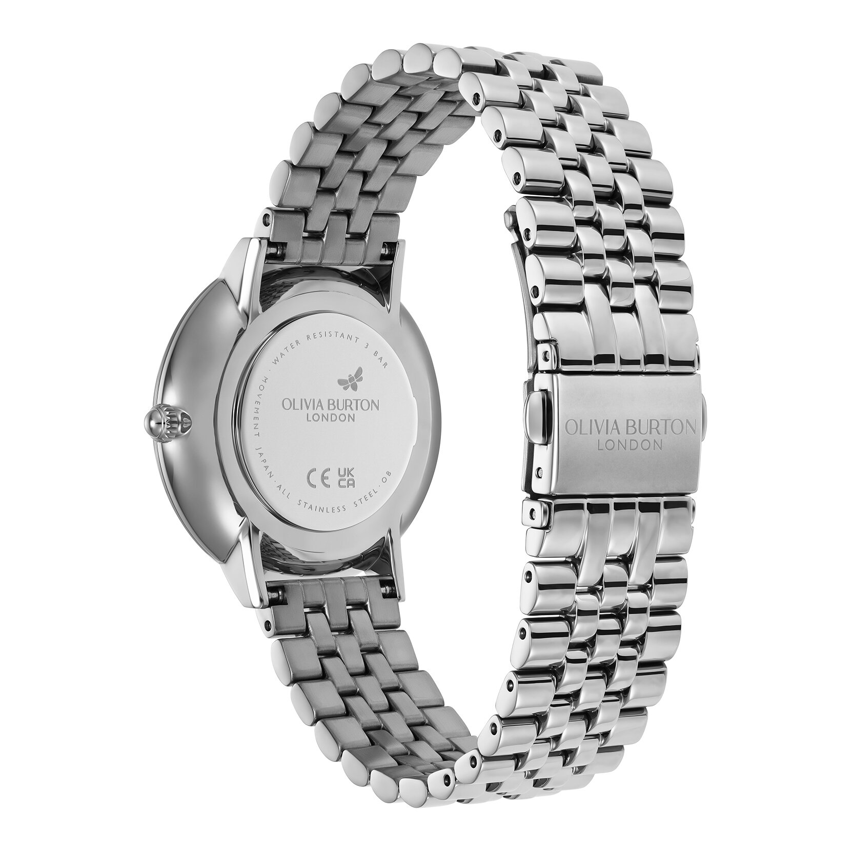 36mm Sunflower Silver Bracelet Watch