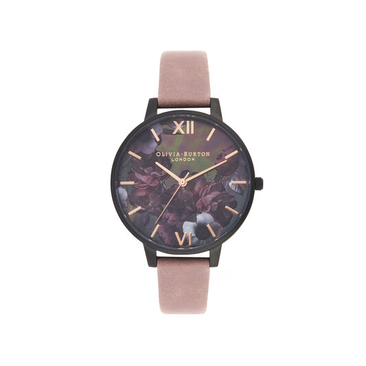 After Dark Big Dial Watch with Black Mother-Of-Pearl