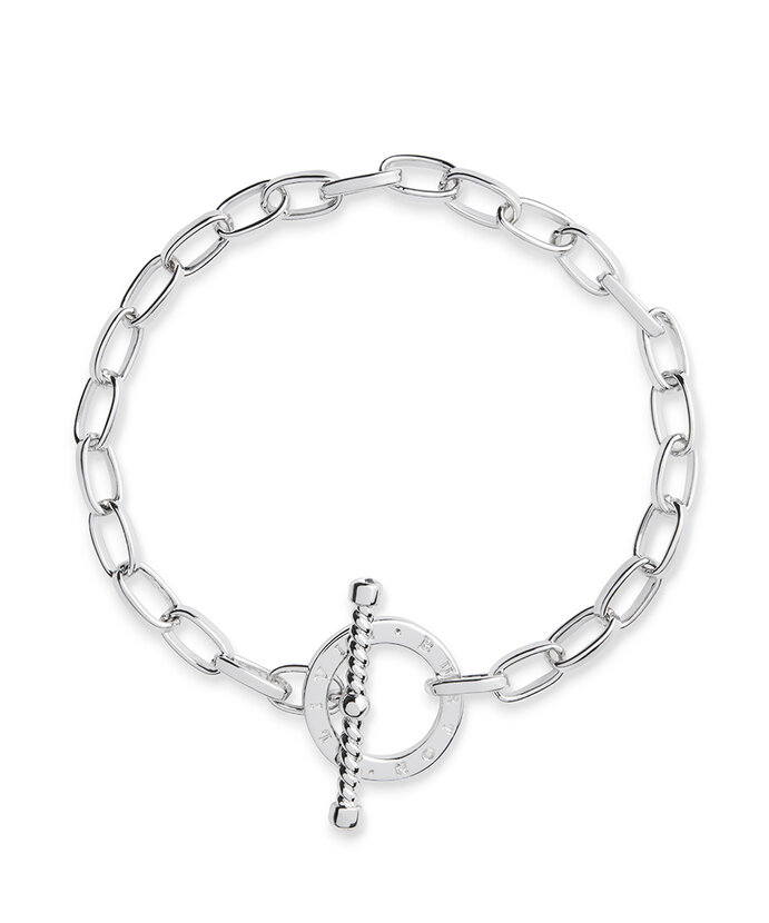 Bejewelled T-Bar Bracelet Silver | Olivia Burton London