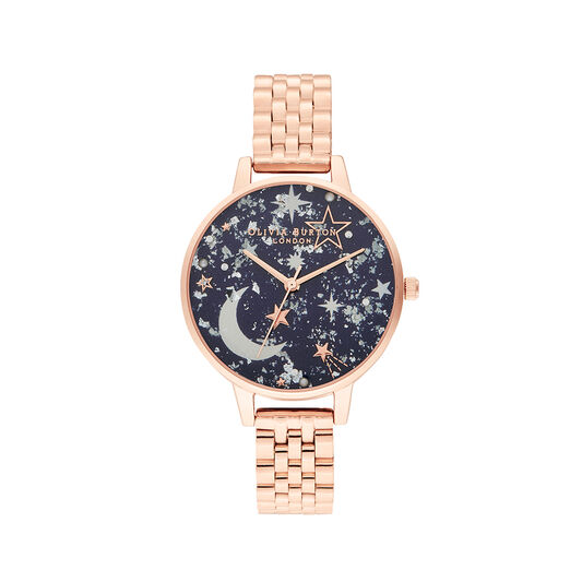 Celestial Navy & Rose Gold Bracelet