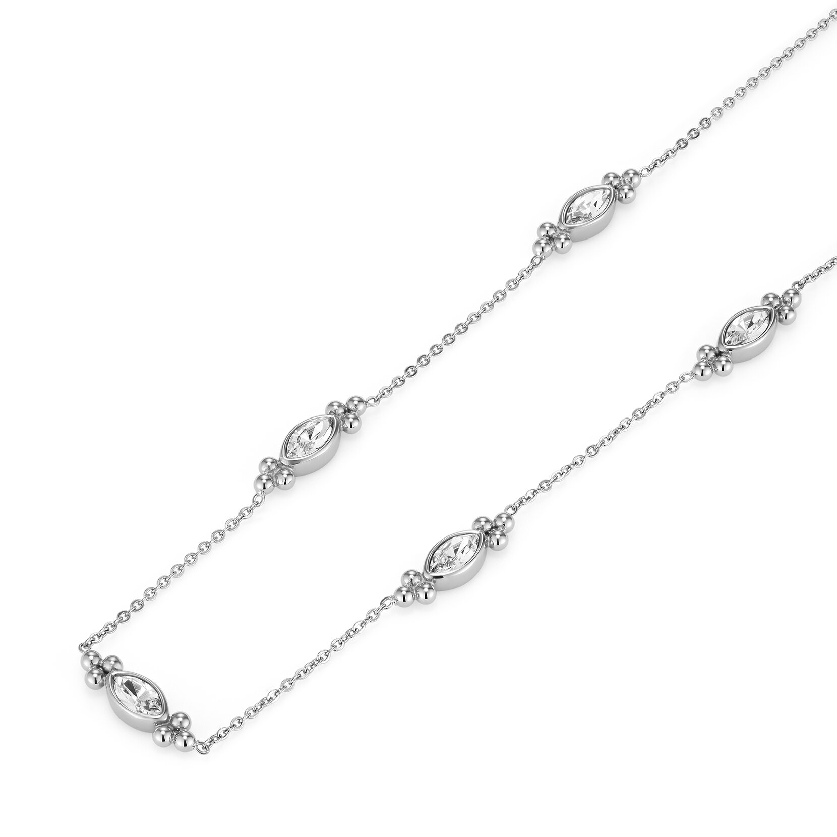 Dainty Silver Tone Necklace