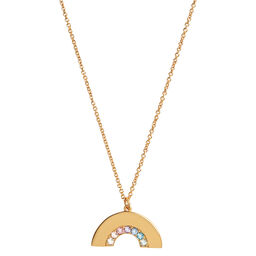 Rainbow Necklace Gold