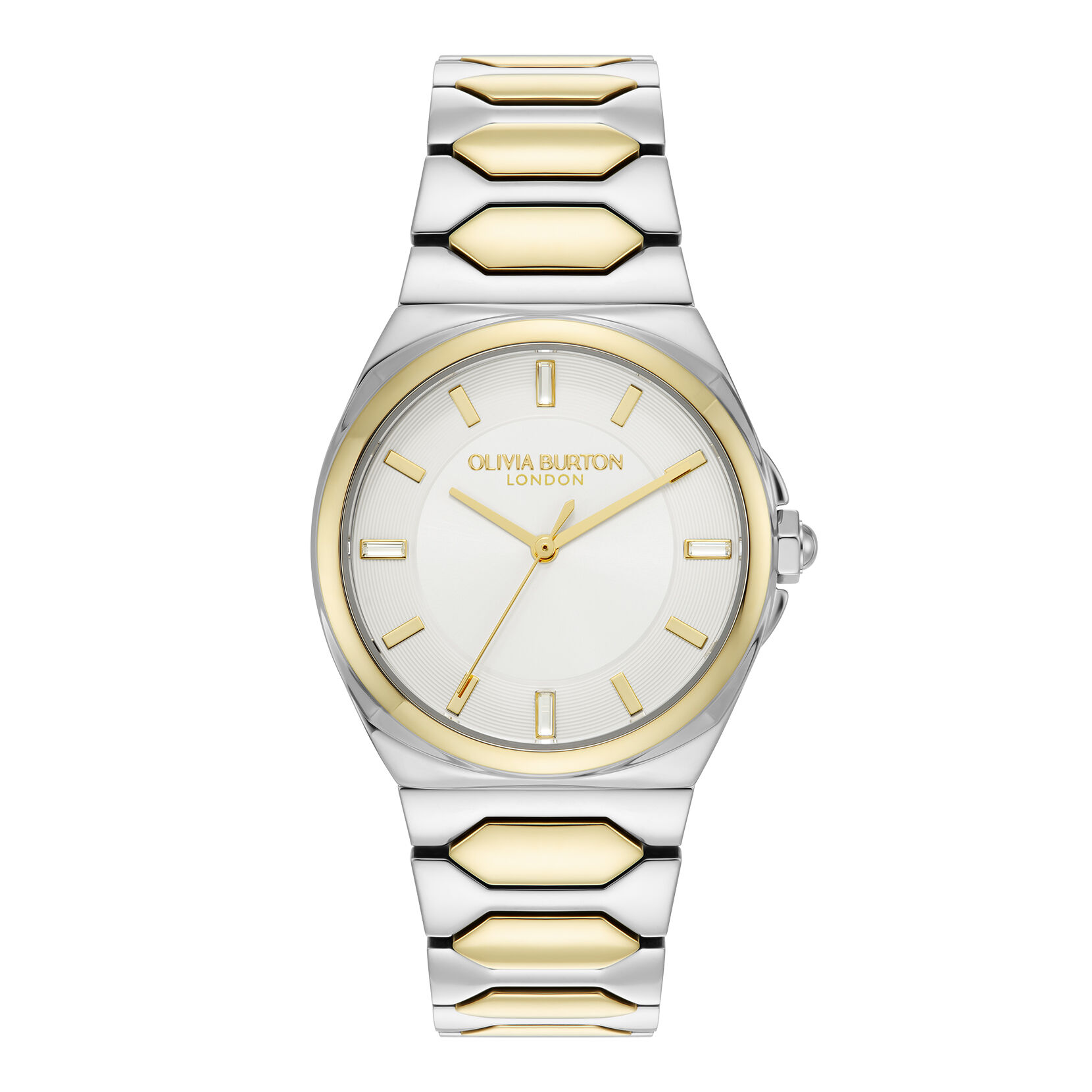 Olivia burton gold and silver watch clearance