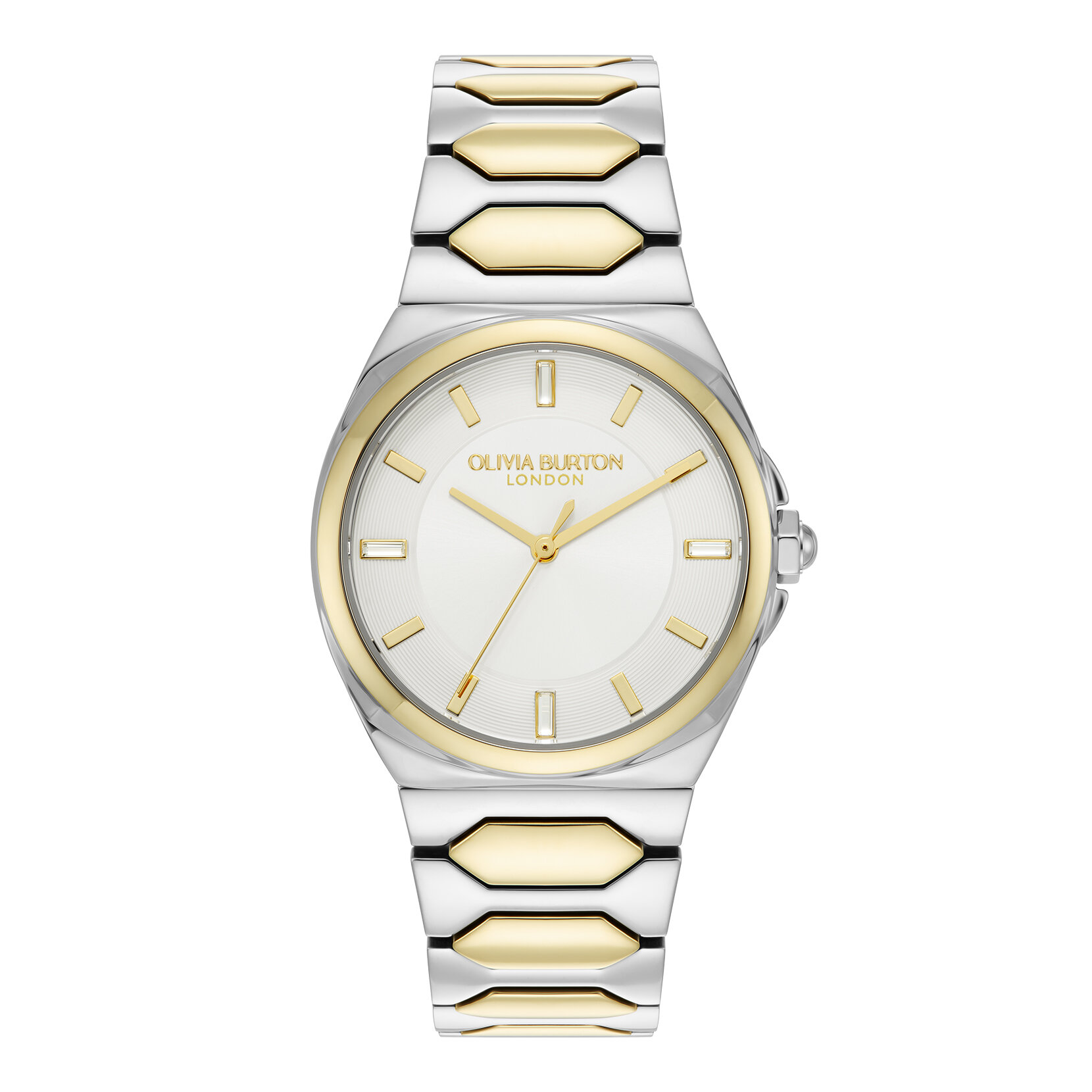 34mm Lustre Ivory & Two Tone Bracelet Watch