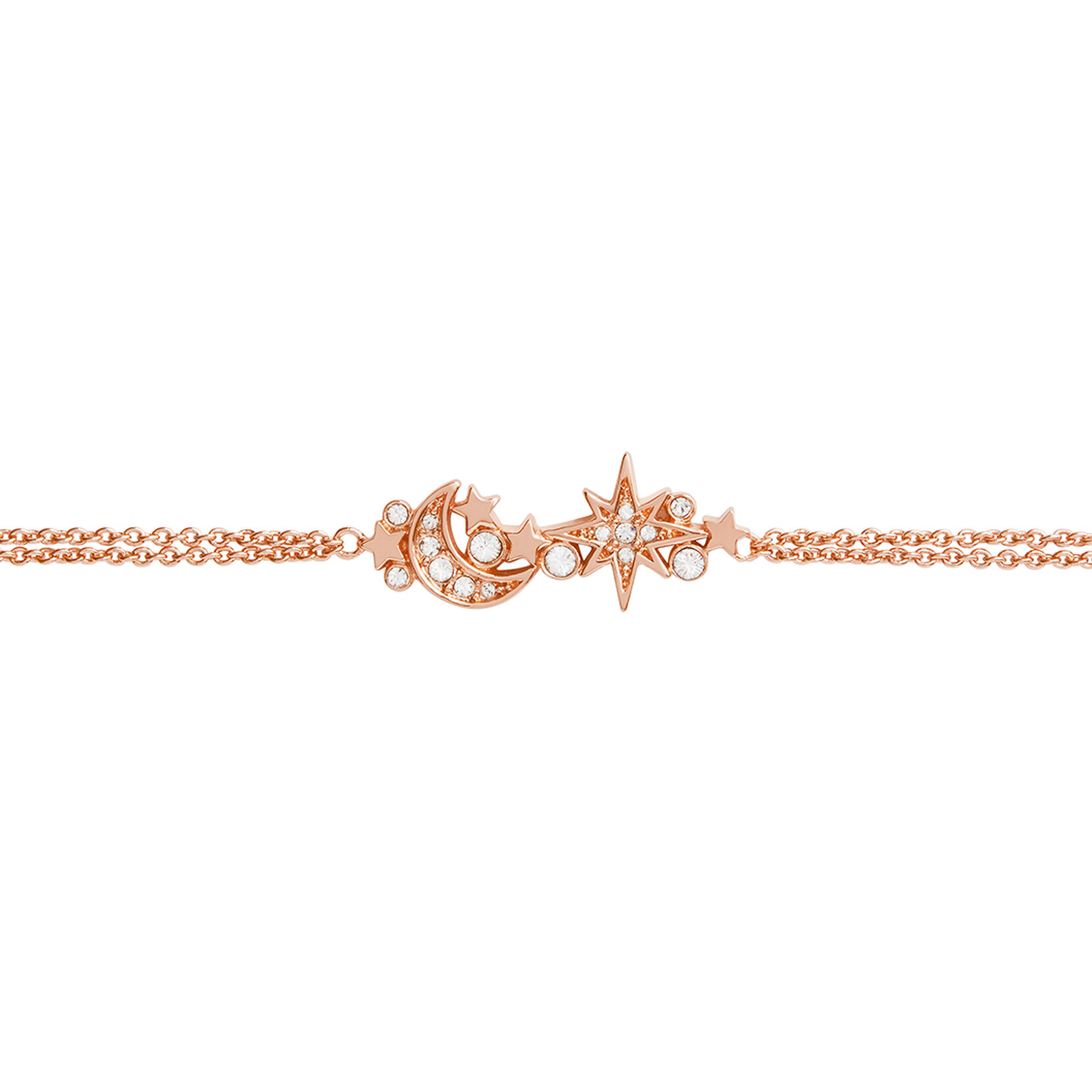 Rose Gold Cluster Bracelet