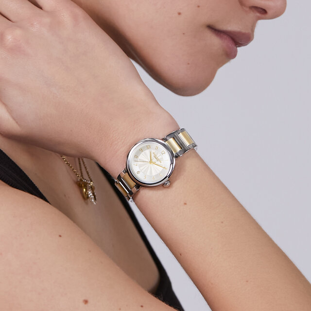 30mm Pembroke White & Two Tone Bracelet Watch