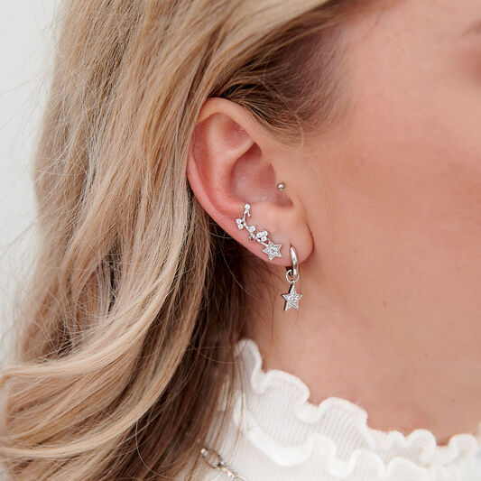 Celestial Star Crawler and Stud Earring