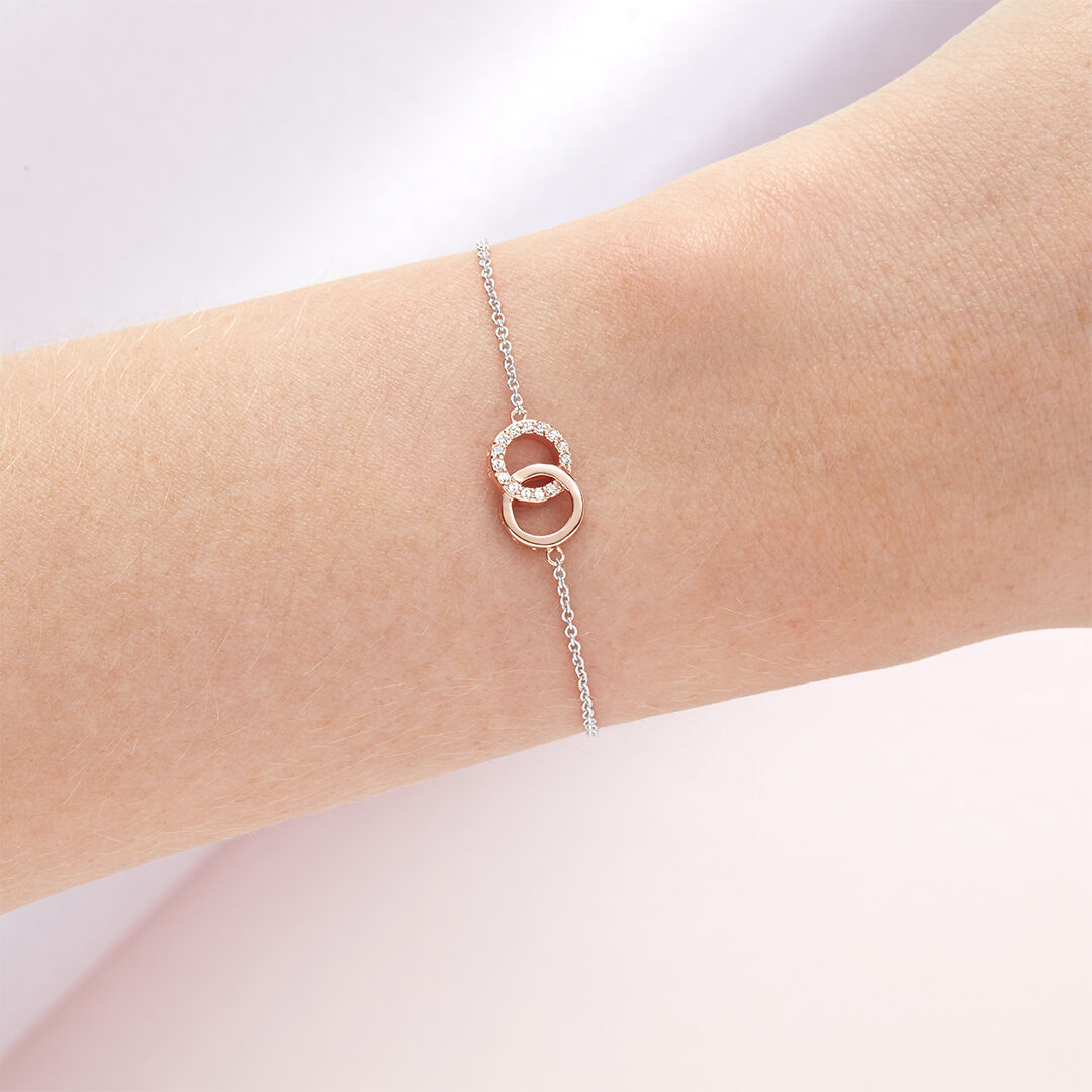 Olivia burton bejewelled interlink bracelet top