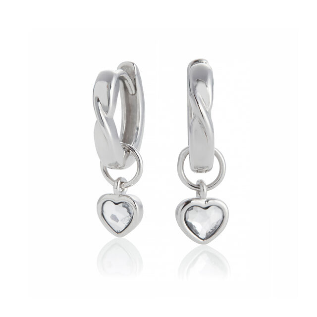 Interlink Heart Gift Set Silver