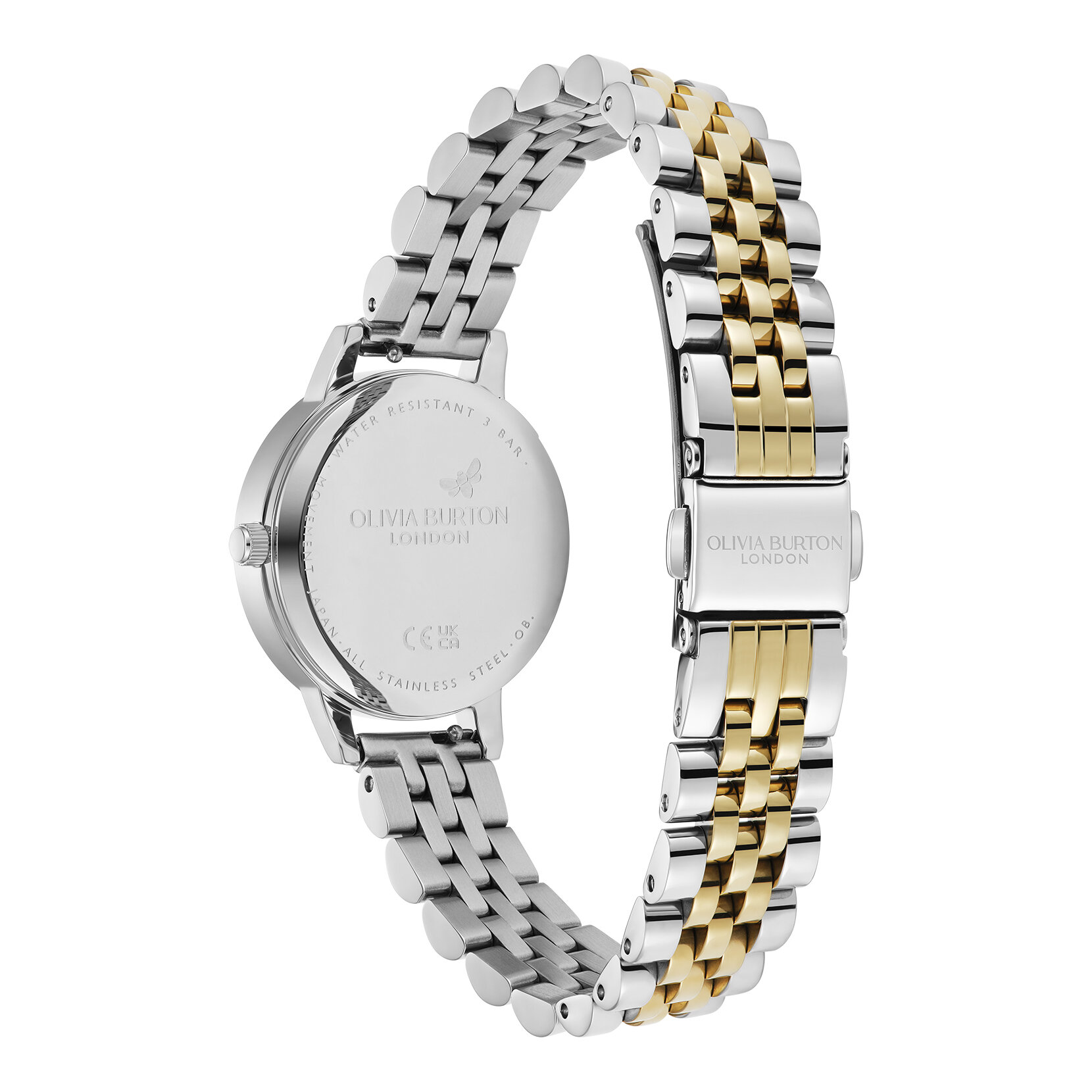 30mm White & Two Tone Bracelet Watch