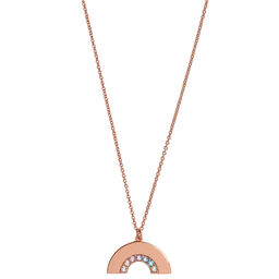 Rainbow Necklace Rose Gold