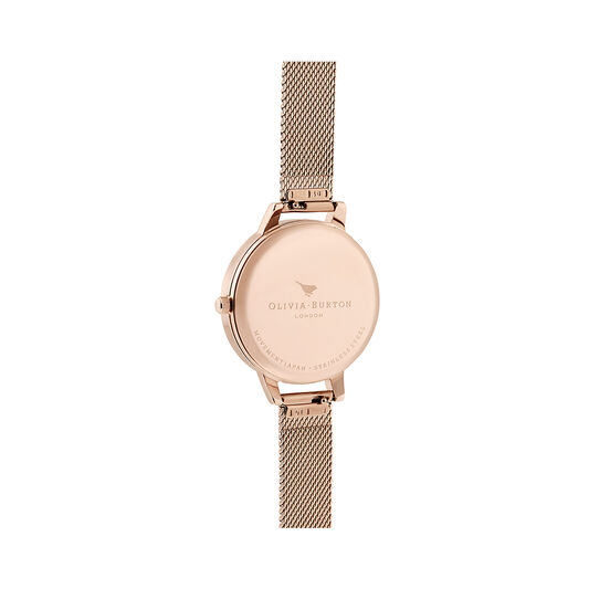 Wildflower Pale Rose Gold Mesh
