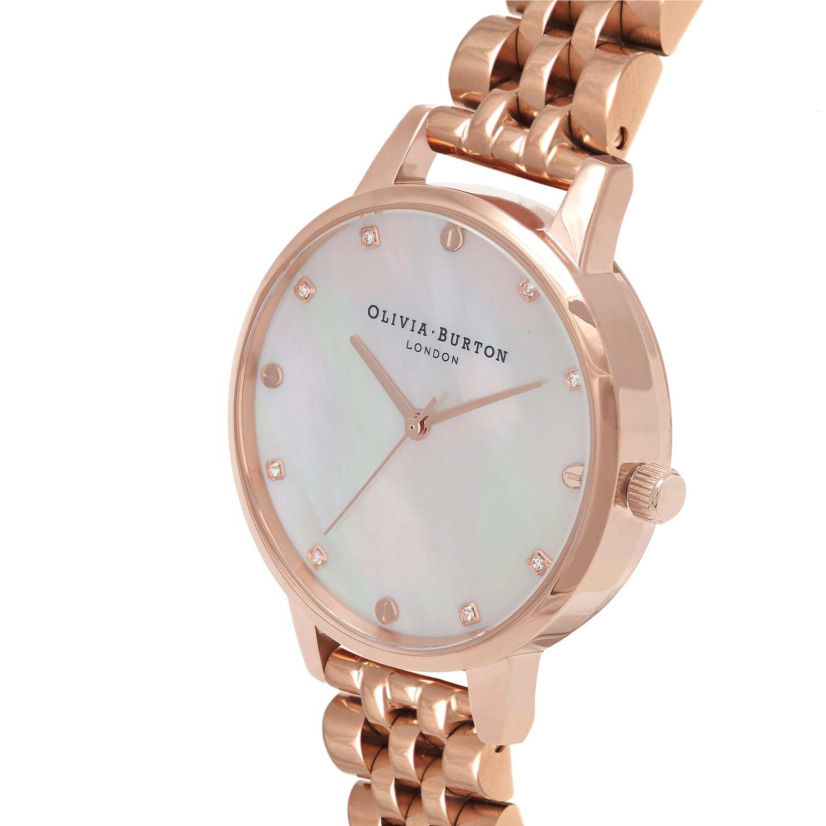 34mm Blush & Rose Gold Bracelet Watch