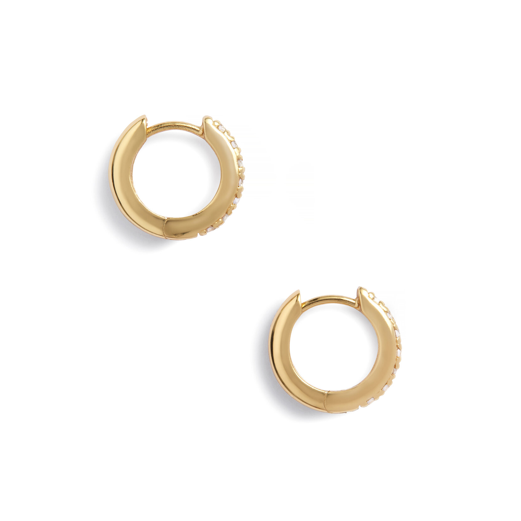 Gold Huggie Hoops