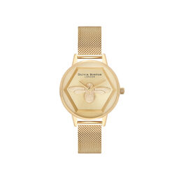 Charity Bee Watch Gold Mesh