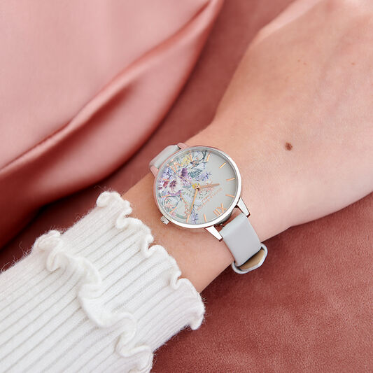 Enchanted Garden Vegan Gray & Silver