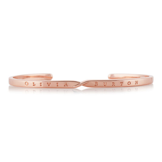 The Classics Rose Gold Twist Bangle