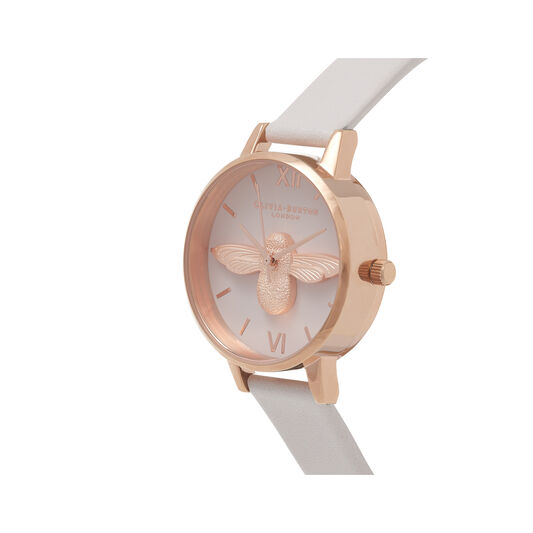 3D Bee Blush Dial Blush & Rose Gold Watch
