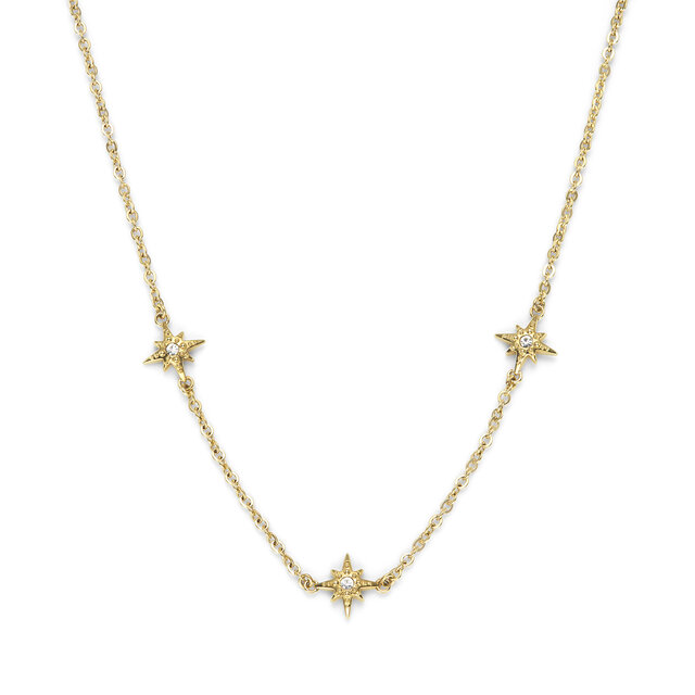 Ever Stacked North Star Gold Plated Stacking Necklace