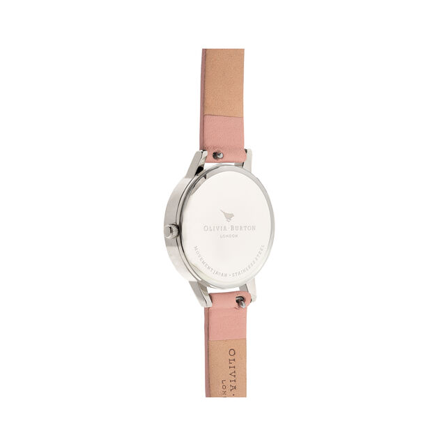 Midi White Dial Dusty Pink, Silver & Rose Gold Watch