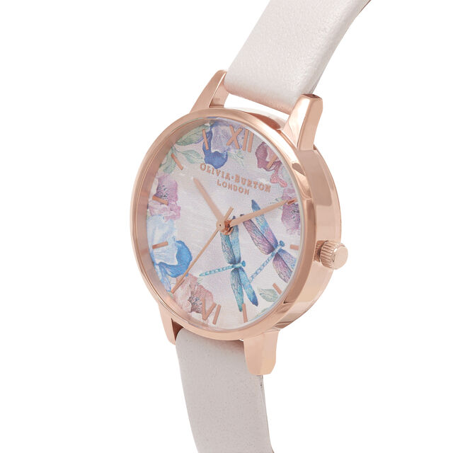 Dragonfly Thin Case Blush & Rose Gold Watch