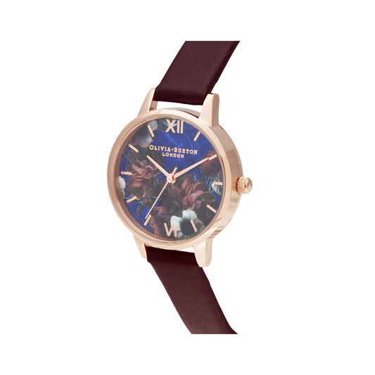 Midi Lapis Lazuli & Burgundy