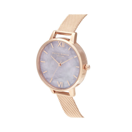 Demi Amethyst London Grey & Rose Gold