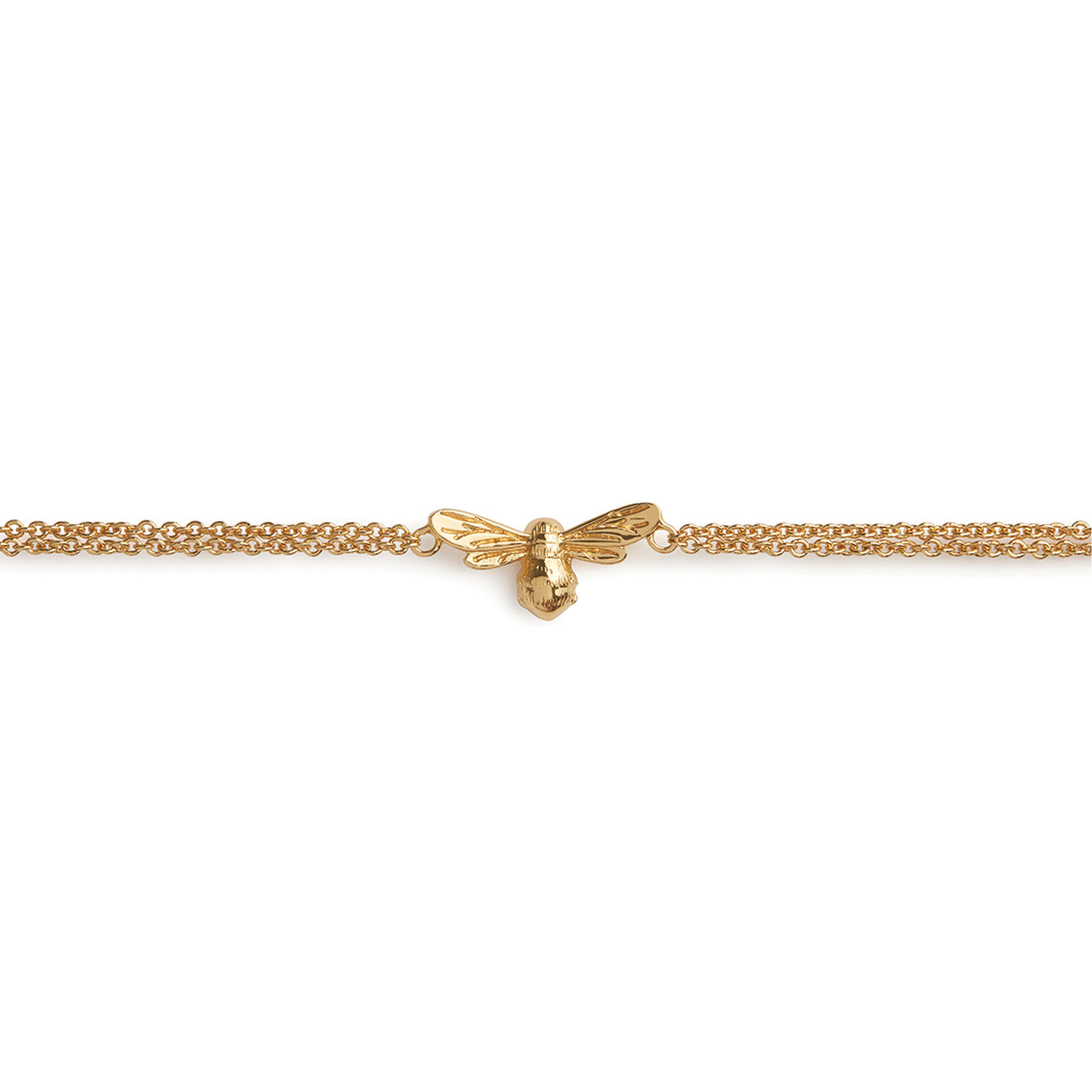 Lucky Bee Chain Bracelet Gold