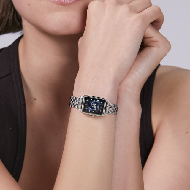 21mm Celestial Townhouse Navy & Silver Bracelet Watch