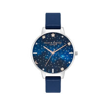 Celestial Galaxy Demi Dial Navy & Silver Watch