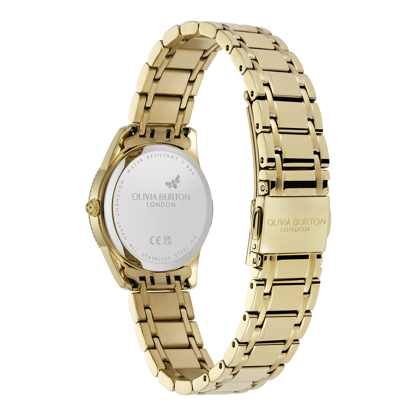 28mm Egerton Black & Gold Bracelet Watch