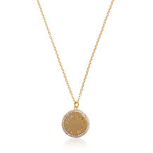 Bejeweled Classics Gold Disc Necklace