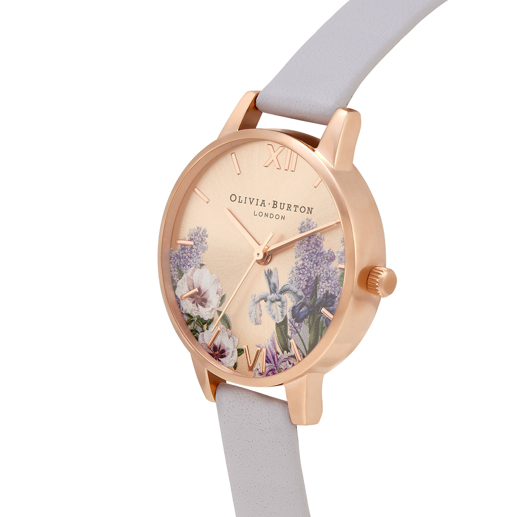 Secret Garden Midi Dial Parma Violet & Rose Gold Watch