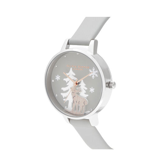 Winter Wonderland Vegan Gray, Rose Gold & Silver