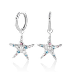 Starfish Silver Huggies