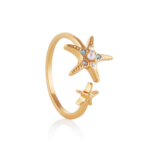 Starfish Gold Ring
