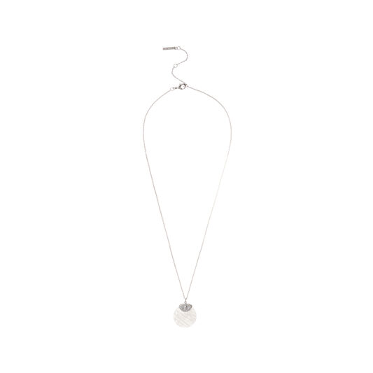 Semi Precious Necklace Silver & Rose Quartz