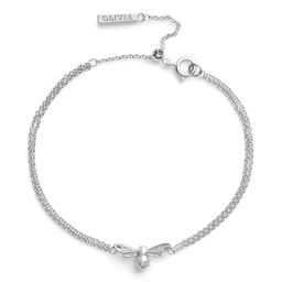 Lucky Bee Chain Bracelet Silver