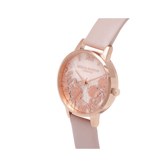 Semi Precious Rose Quartz Vegan Rose Sand & Rose Gold