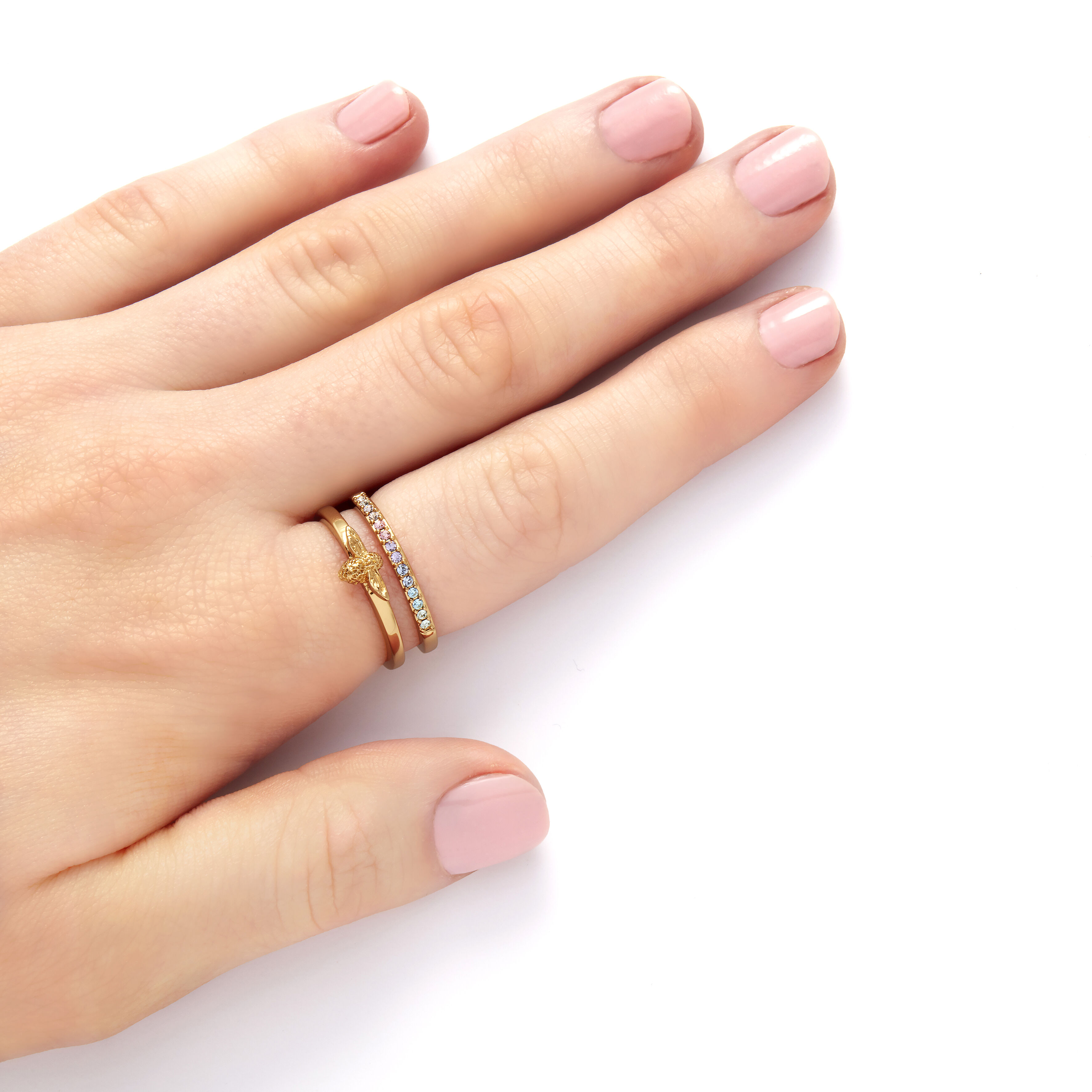 Rainbow Bee Ring Gold Olivia Burton London
