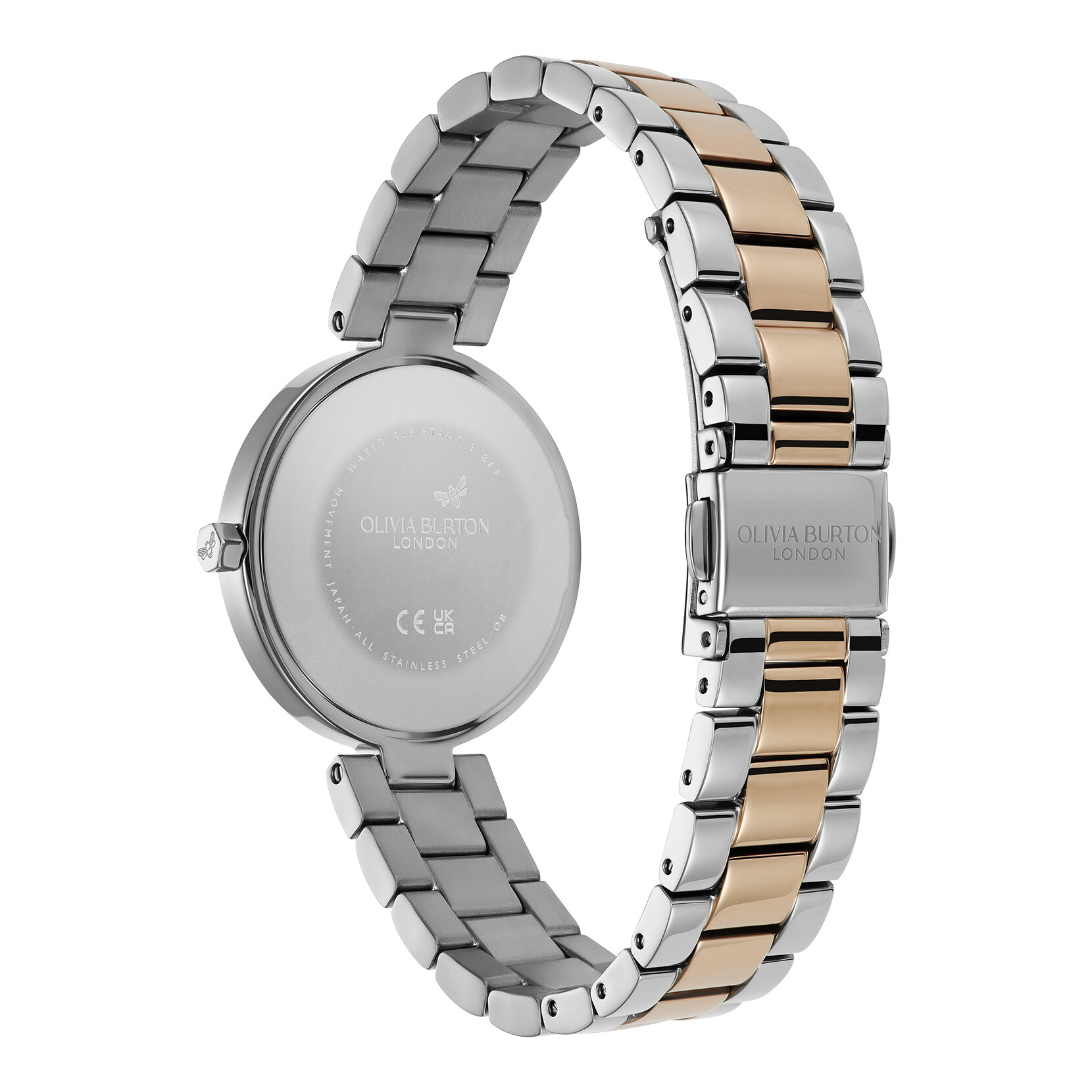 32mm Dimension T-Bar Chalk Blue & Two Tone Bracelet Watch