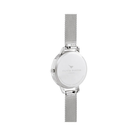 Wonderland Grey Dial Pale Rose Gold & Silver Mesh