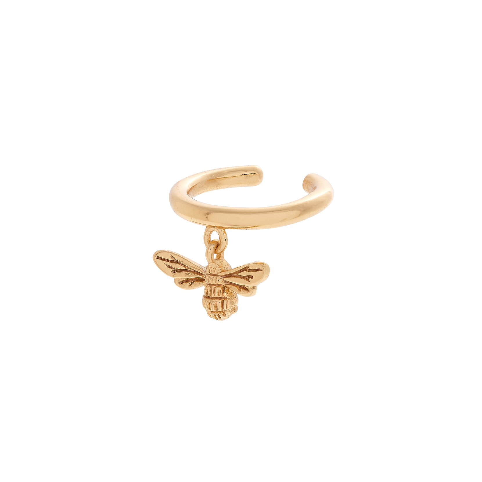 Lucky Bee Gold Ear Cuff