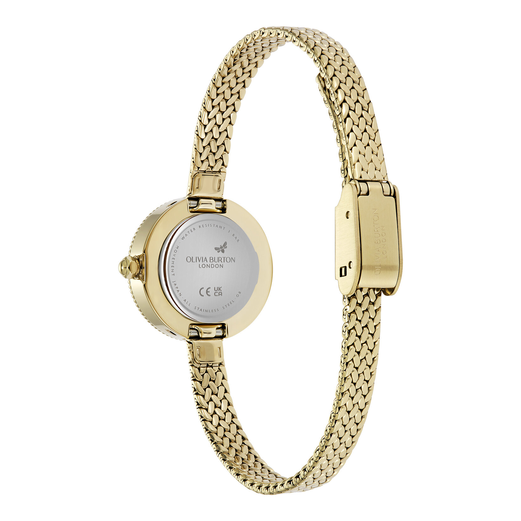 20mm Finery Gold Mesh Watch